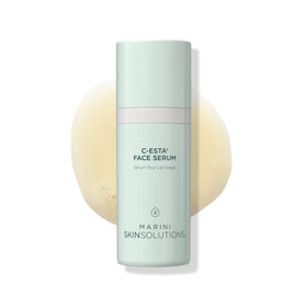 Marini SkinSolutions front bottle showing product and packaging, conveys trust