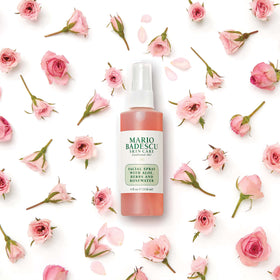 Mario Badescu botanical ingredients flatlay showing natural extract benefits