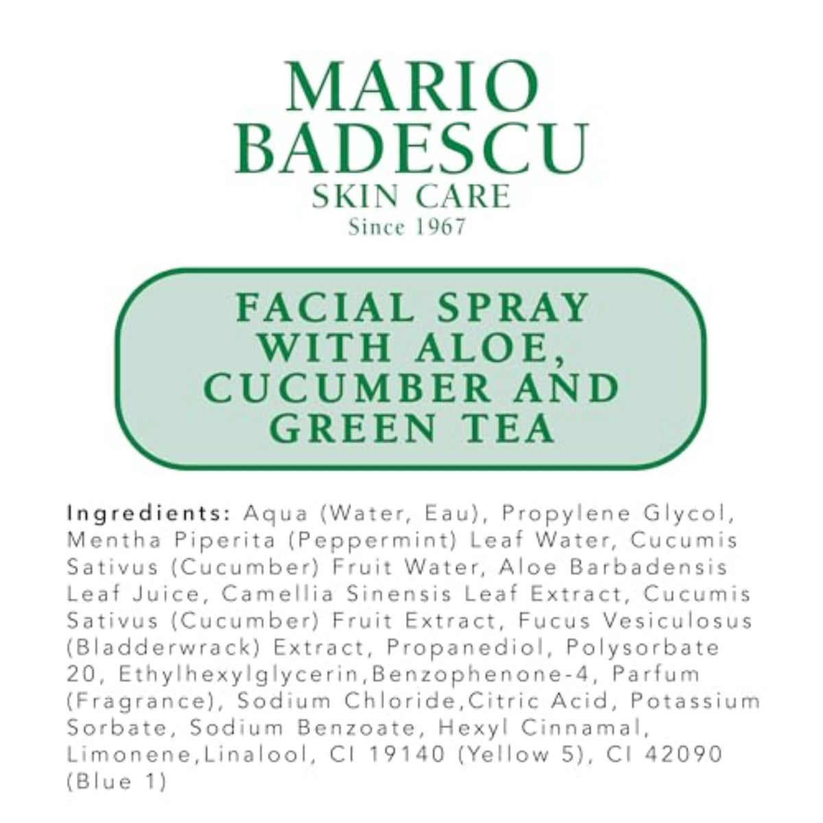 Mario Badescu chilled bottle in fridge portraying an extra cooling boost for hot days