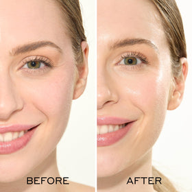 Mario Badescu jelly cream on cheek showing fast absorption and non-greasy finish