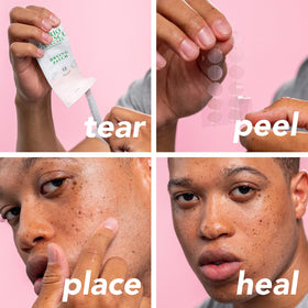 Mario Badescu ingredient collage with salicylic acid and hyaluronic acid benefits