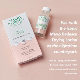 Mario Badescu patch worn daytime showing discreet coverage and confidence boost