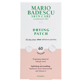 Mario Badescu front packaging showing clear drying patches and product benefits