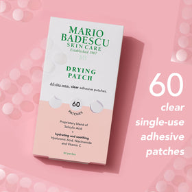 Mario Badescu close-up of a single clear patch highlighting adhesive texture