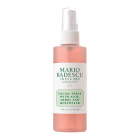 Mario Badescu bottle front view showing clean branding and hydration benefit