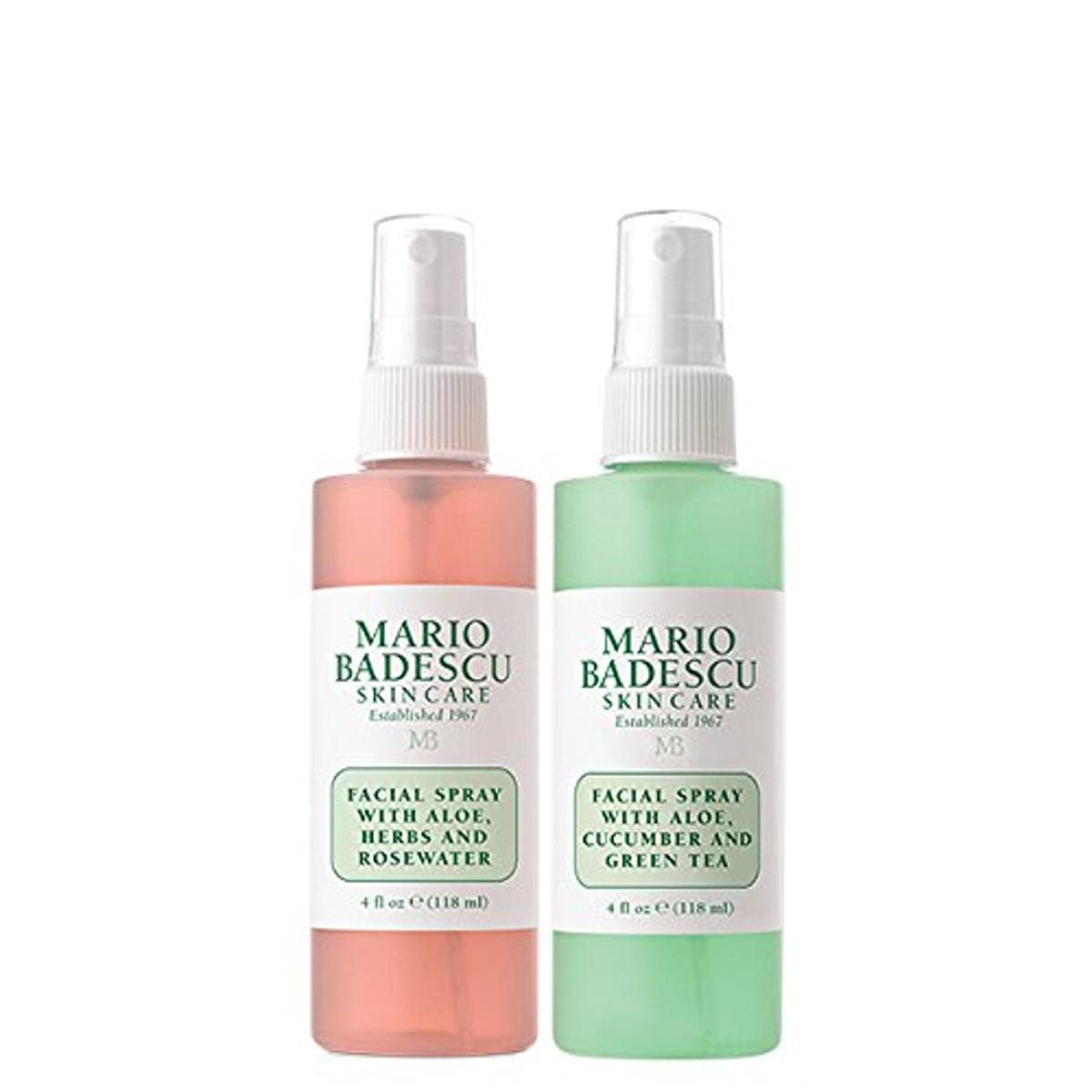 Mario Badescu duo front packaging showing both 4 fl oz bottles for easy selection
