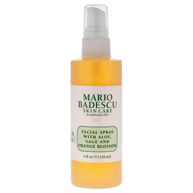 Mario Badescu front packaging of facial spray showing product and branding, refreshing hydration