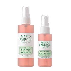 Mario Badescu front packaging showing dual bottle combo hydrating pick-me-up