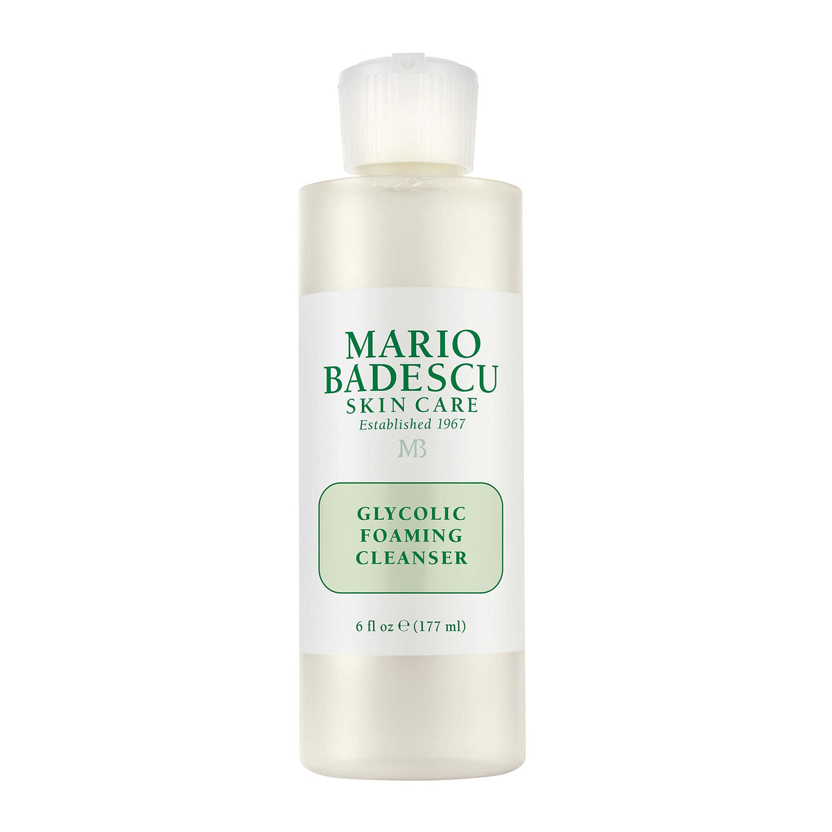 Mario Badescu front packaging showing cleanser and clear benefits
