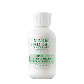 Mario Badescu front packaging of Hydro Face Moisturizer showing label and jar, highlights lightweight hydration