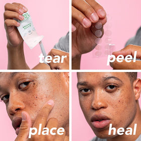 Mario Badescu in use nighttime application demonstrating cotton-swab spot treatment for overnight use