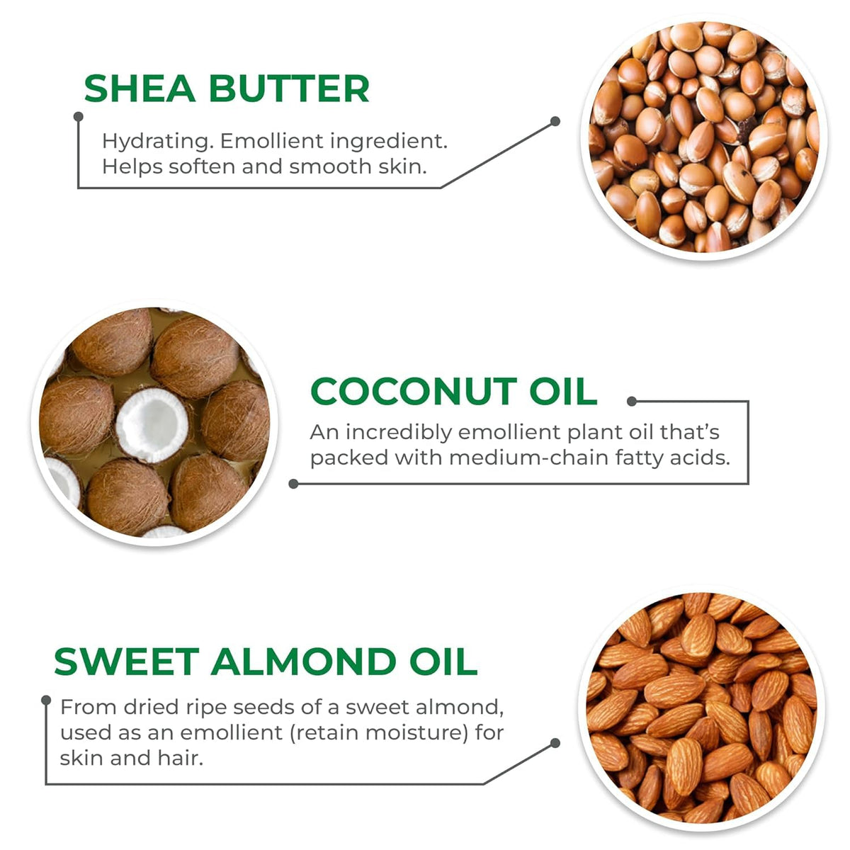 Mario Badescu ingredient label shot highlighting coconut oil, shea butter and vitamin E benefits
