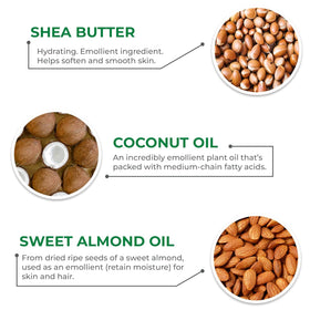 Mario Badescu ingredient label shot highlighting coconut oil, shea butter and vitamin E benefits