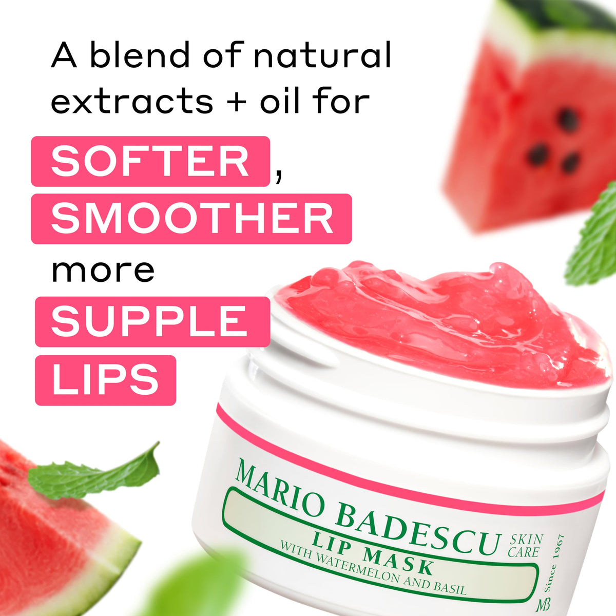 Mario Badescu jelly texture closeup illustrating smooth, melting consistency for hydration