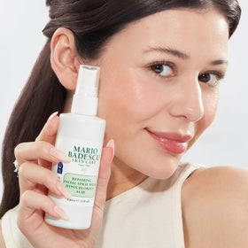 Mario Badescu product label detail highlighting fragrance-free formula