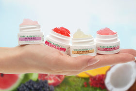 Mario Badescu pomegranate guava lip mask label close-up highlighting nourishing ingredients