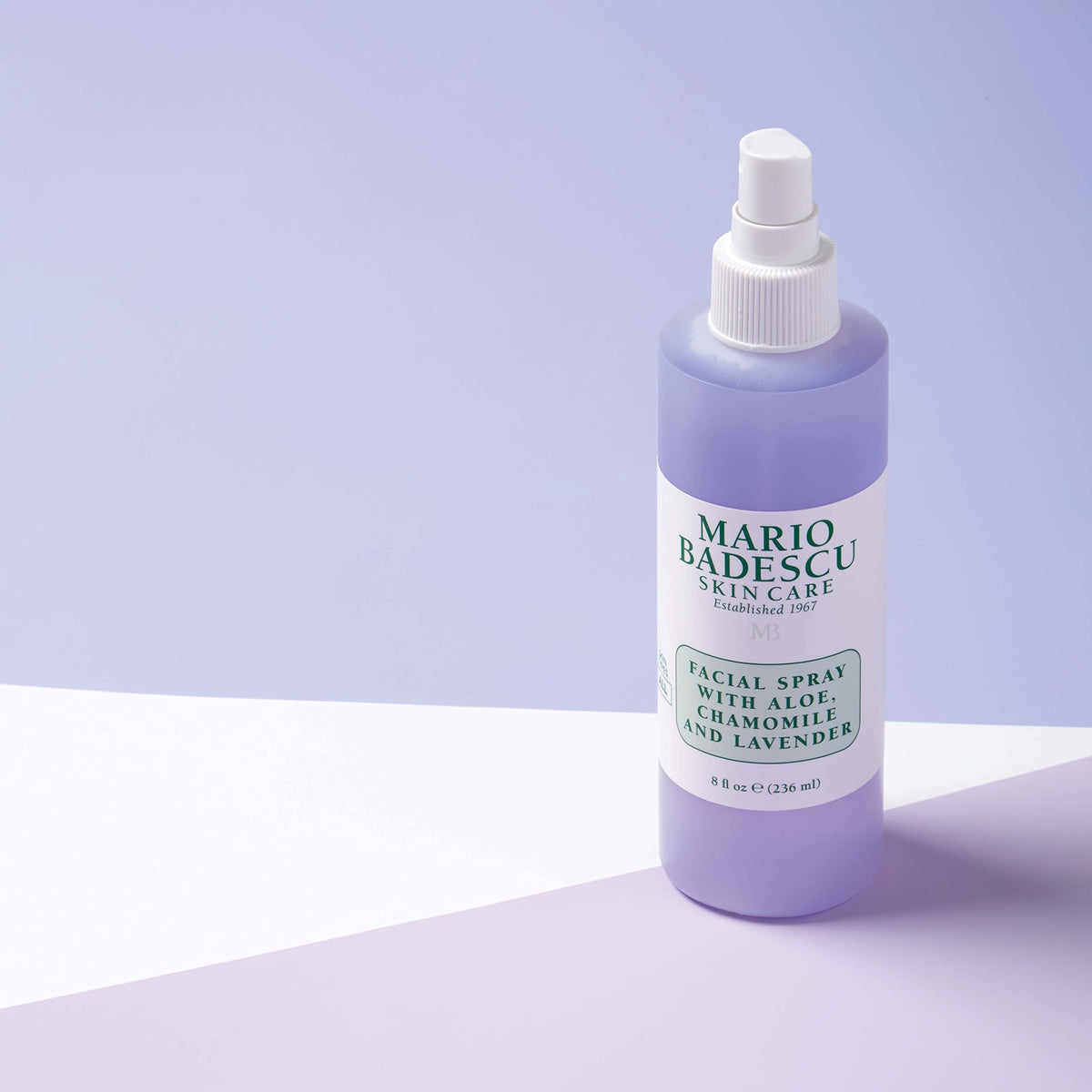 Mario Badescu used to set makeup with brush for dewy radiant finish