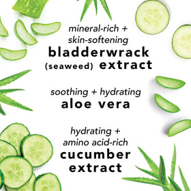 Mario Badescu mist sprayed onto hand demonstrating cooling feel and quick absorption