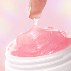Mario Badescu jar on bathroom counter in morning routine scene for layering convenience
