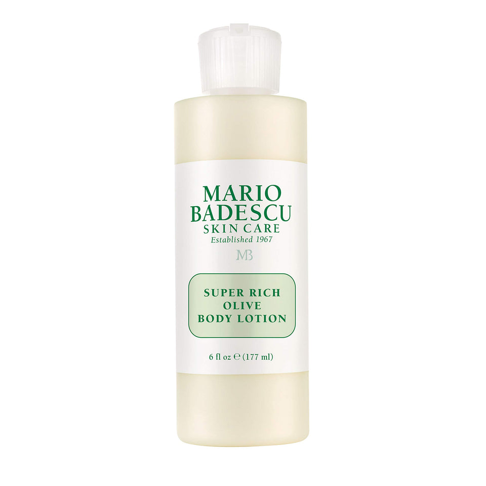 Mario Badescu front packaging showing lotion tube and brand clarity