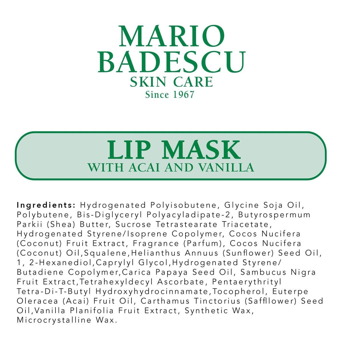 Mario Badescu packaging cap detail focusing on secure closure to preserve product freshness