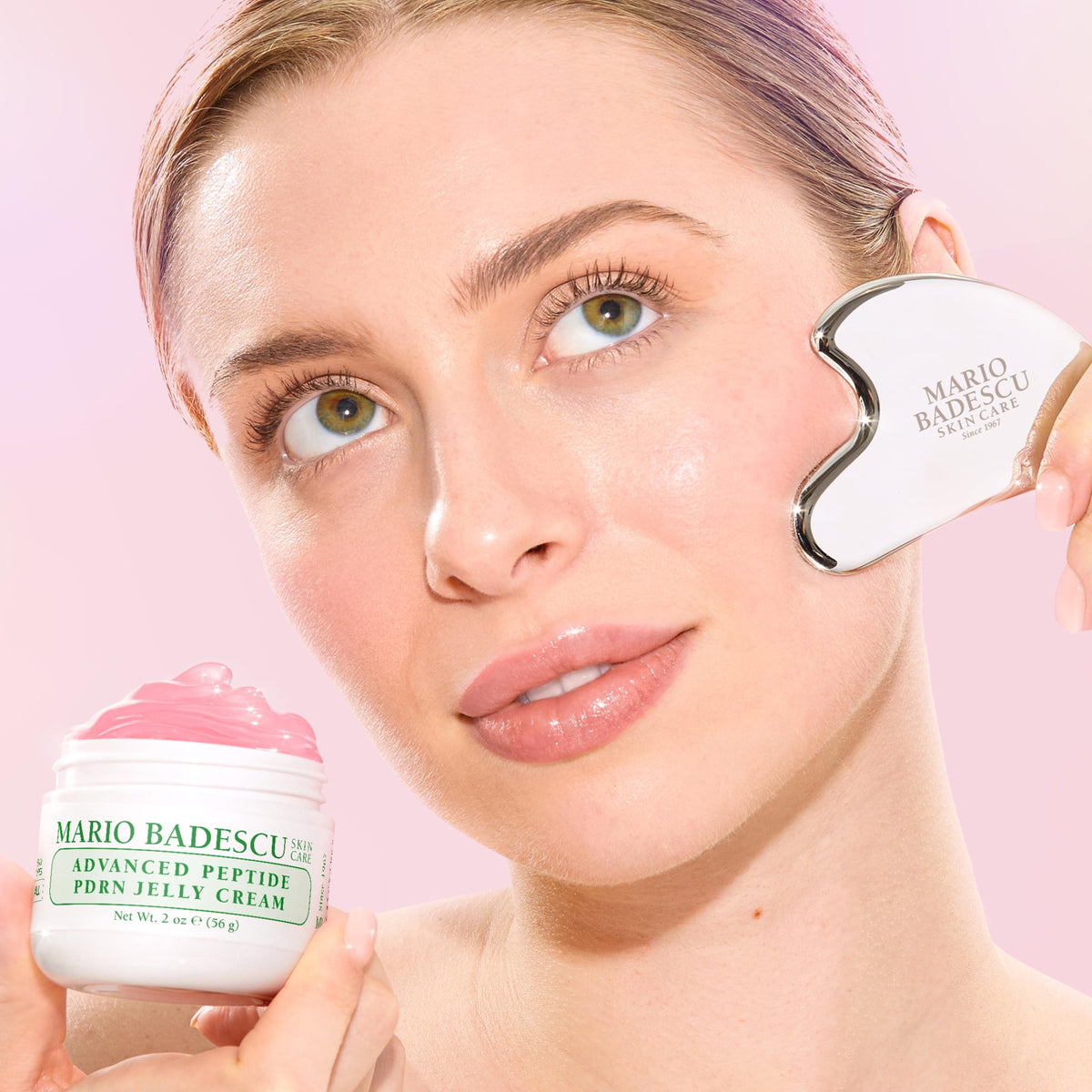 Mario Badescu clear label and ingredient list showing formula transparency and confidence