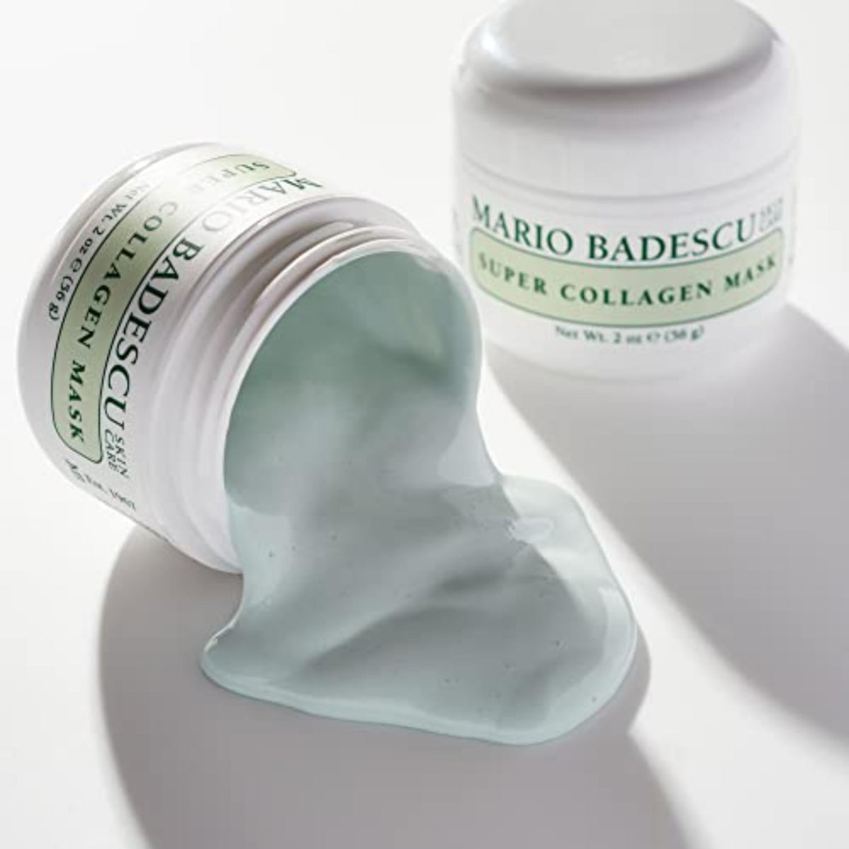 Mario Badescu packaging label closeup displays ingredient callouts and trust benefit