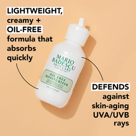 Mario Badescu being dispensed on hand highlighting smooth, non-greasy feel