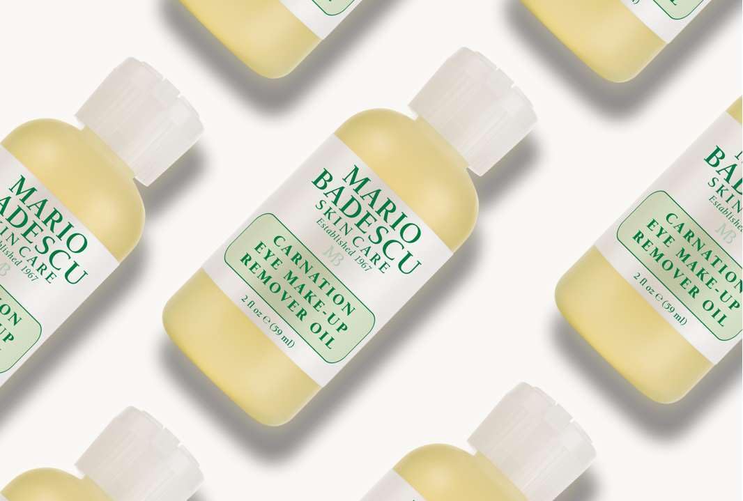 Mario Badescu 2 oz bottle next to fingertip showing compact travel size