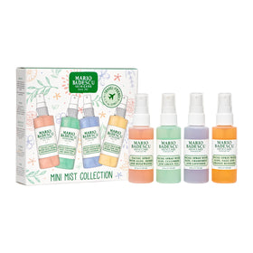 Mario Badescu Rosewater mist spraying onto skin for instant hydration