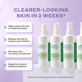 Mario Badescu facial spray in use after workout calming heated skin