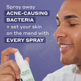 Mario Badescu spray nozzle close-up showing easy fine mist application