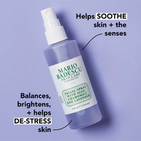 Mario Badescu close-up droplets on skin showing lightweight hydration