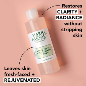 Mario Badescu toner soaked on cotton pad removing impurities effectively