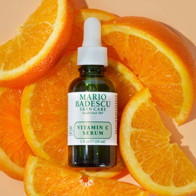 Mario Badescu surrounding cucumber and aloe illustrating natural extracts