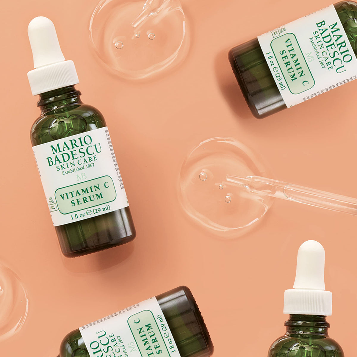 Mario Badescu boxed packaging showing product branding and safety info