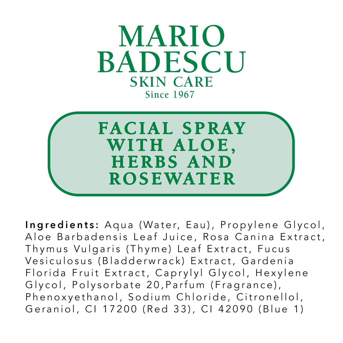 Mario Badescu mist over rose garden setting, floral scent enhances refreshing experience
