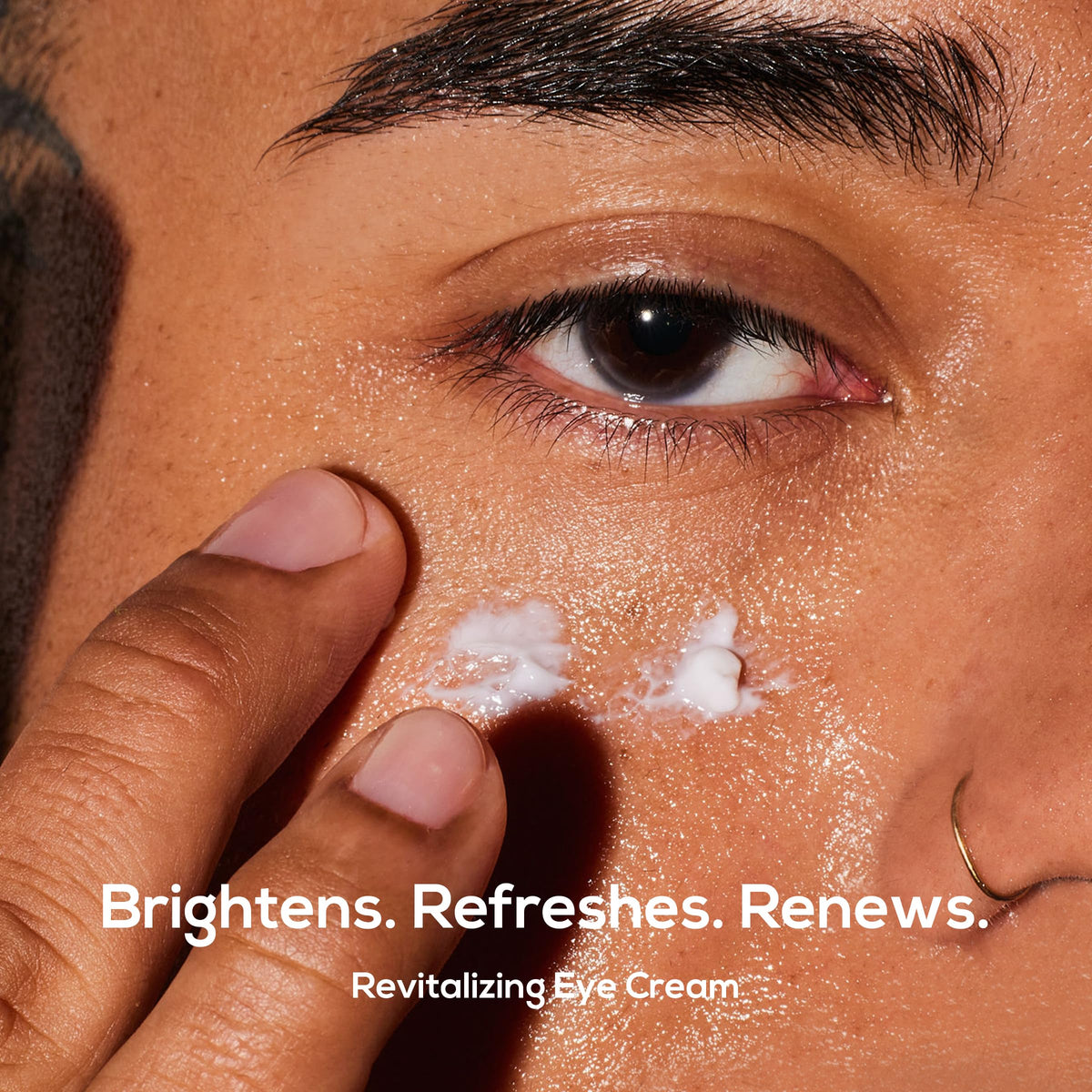 MARLOWE. cream texture close-up shows lightweight, fast-absorbing formula for quick hydration