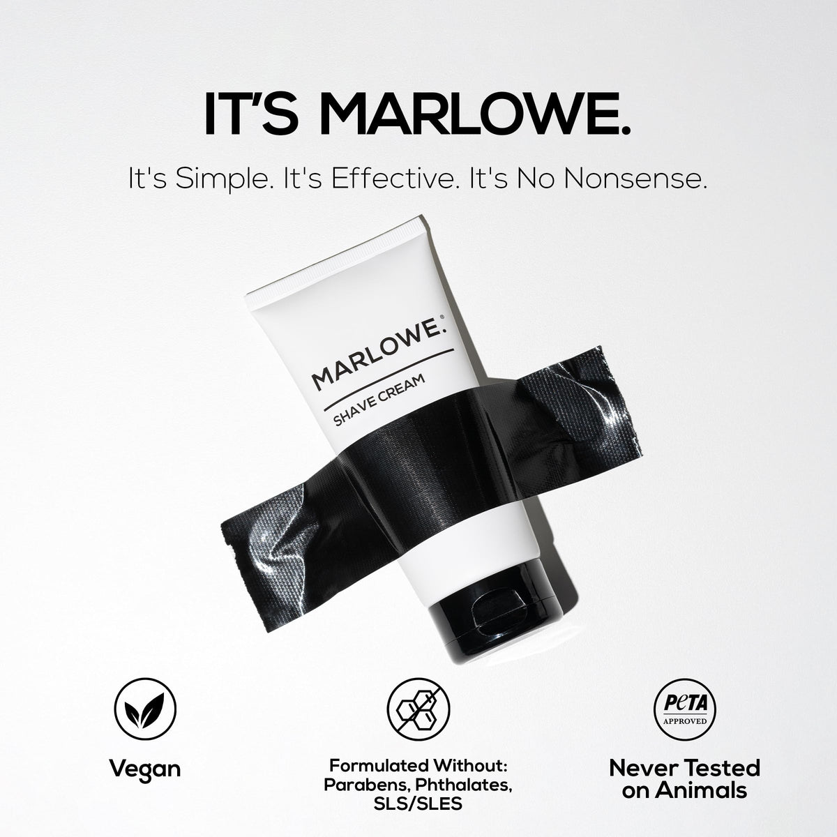MARLOWE. shea butter and coconut oil arranged by tube, illustrating nourishing ingredients