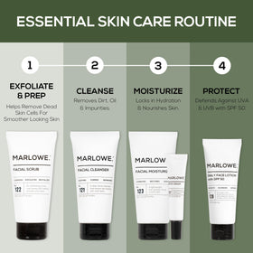 MARLOWE. scrub packed in gym bag for on-the-go refresh after workouts benefit