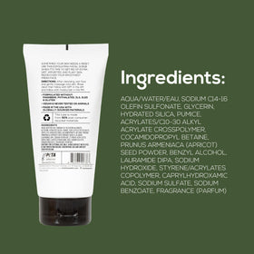 MARLOWE. open tube revealing paste consistency for smooth rinsing and even coverage benefit