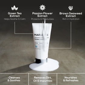 MARLOWE. 6 oz tube in hand showing travel-friendly size
