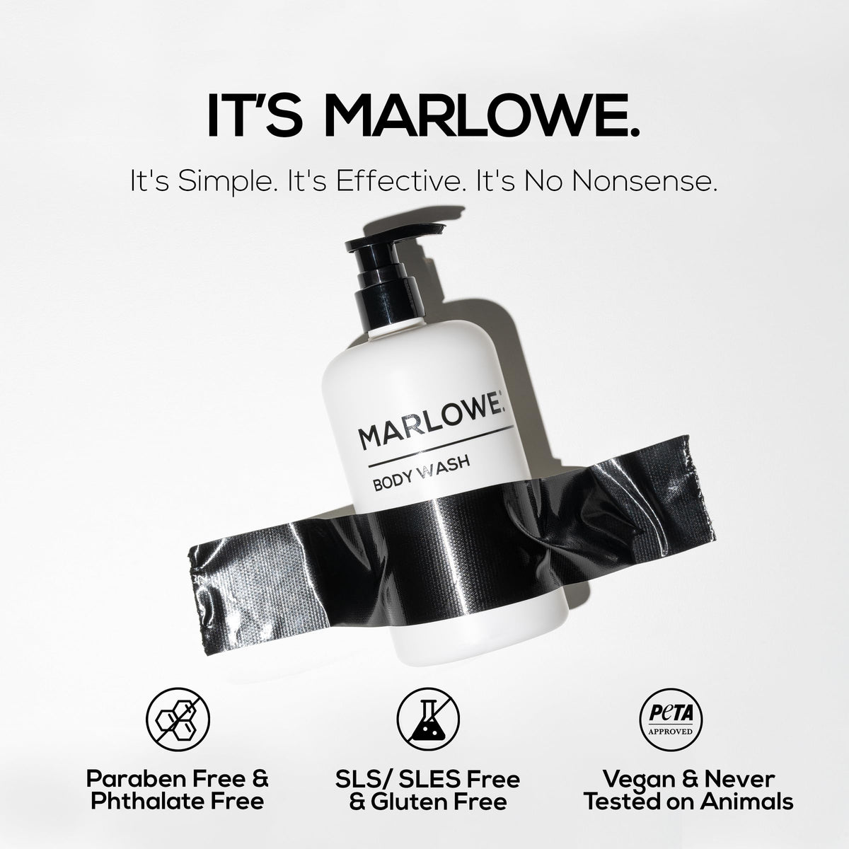 MARLOWE. close-up of rich lather showing moisturizing texture