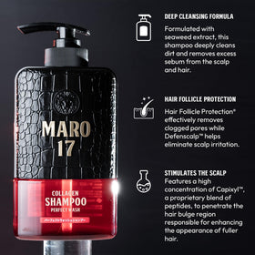 ＭＡＲＯ１７ pump nozzle detail for easy dispensing and controlled use