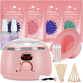 Maromamix digital wax warmer front view showing LED display and safer heating