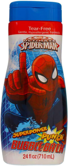 Marvel Amazing Spider-Man front packaging showing bottle and watermelon scent benefit