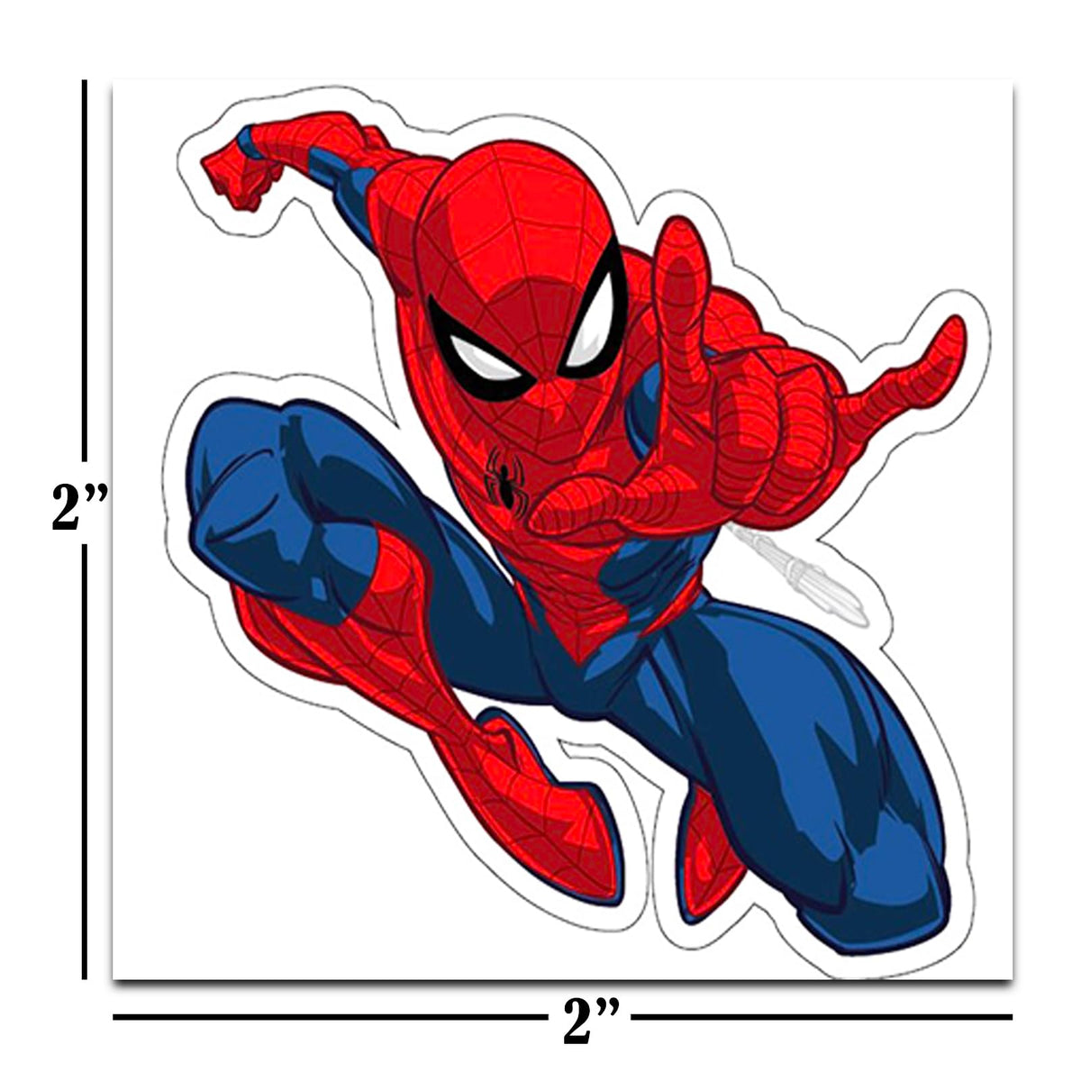 Marvel Spiderman application demo on child's arm demonstrating quick, fun result