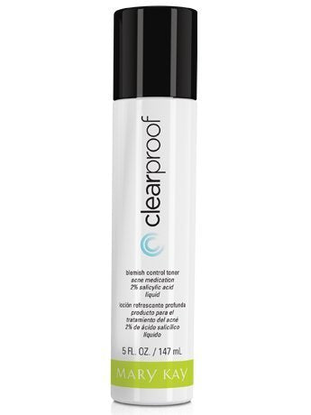Mary Kay toner front label showing product and skin-balancing benefit