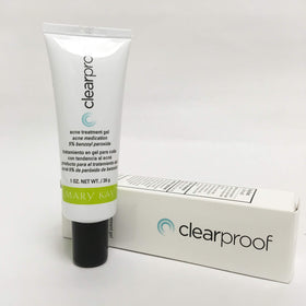 Mary Kay Clearproof gel texture close-up demonstrating lightweight, fast-absorbing benefit