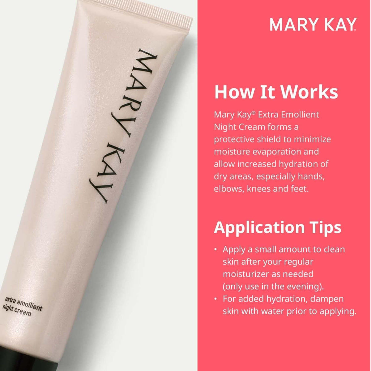 Mary Kay elbow treatment close-up illustrating reduction of roughness and improved suppleness